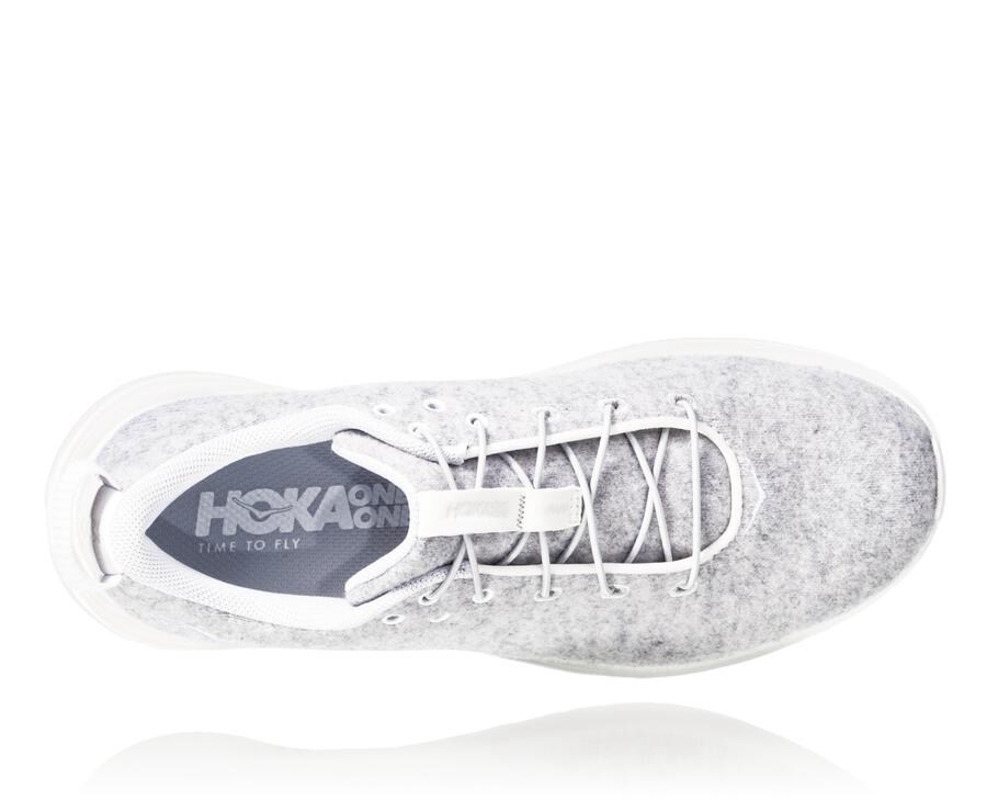 Hoka One One Tenisky Damske Siva - Hupana Flow Wool - 70254-NVLA